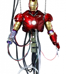 Rabatt 🛒 Hot Toys Iron Man: Mark III (Construction Version) - Diorama Series Actionfigur ❤️