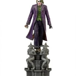 Rabatt 👏 Iron Studios The Dark Knight: The Joker - Deluxe Art Scale Statue 😀