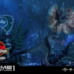 Auslauf 🤩 Prime 1 Studio Jurassic Park: Dilophosaurus - Legacy Museum Collection Statue 🌟
