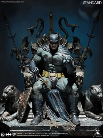Bestpreis 🌟 Queen Studio Scott Snyder's Dark Nights: Metal - Batman On Throne - Standard Statue 🔥 3 Bestpreis 🌟 Queen Studio Scott Snyder's Dark Nights: Metal - Batman On Throne - Standard Statue 🔥
