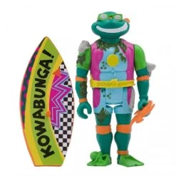 Billig 🥰 Super7 Teenage Mutant Ninja Turtles: Sewer Surfer Michelangelo - Wave 3 ReAction Actionfigur ❤️